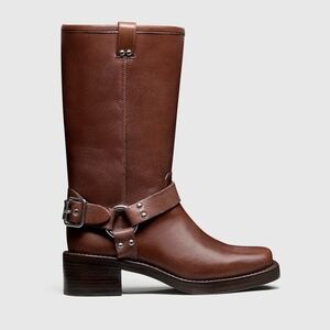 Reformation Francesca Moto Boot in Cavalier Leather